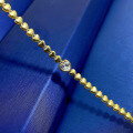 wholesale S925 Silver Gold-Plated Heart-Shaped Bracelet, Small Batch Fashion Design Women's Bracelet by Zhuozhifan-0-1