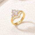 wholesale S925 Silver Marquise Double Halo Ring for Women, High-End Engagement Wedding Gift, eBay Best Seller-0-1