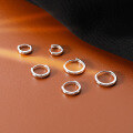 wholesale S925 Sterling Silver Minimalist Small Hoop Earrings, Trendy Versatile Elegant Circle Ring Stud Ear Hook Earrings-0-0