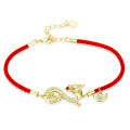 wholesale 925 Silver Bfirst Year of the Dragon Original Birth Year Red Rope Bracelet for Women, High-End Dragon Year Hand Accessory Wholesale-0-4