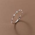 wholesale S925 Sterling Silver Nalan Light Luxury Advanced Sense Exquisite Ins Style Index Finger Ring R01267-0-3