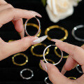 wholesale Metal S925 Silver Minimalist Cool-Toned Simple Hoop Earrings for Women,-0-4
