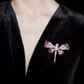 wholesale Gold Plated 925 Silver High Carbon Diamond Cindy Chao Powder Blue Dragonfly Fashion Niche Jewelry Women's Brooch-0-3