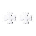 wholesale S925 Sterling Silver Crown Snowflake Clover Lightweight Niche Trendy Cute Design Earrings Studs-0-6