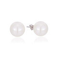 wholesale S925 Sterling Silver New Pearl Earrings, Pure Silver Round Stud Earrings for Women, Summer High-End Luxury Retro Elegant Ear Jewelry-0-4
