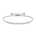 S925 Sterling Silver Zirconia Full Tennis Bracelet with Dazzling Pavé-0-4