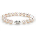 S925 Sterling Silver Simple Natural Freshwater Pearl Bracelet for Women-0-3