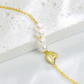 wholesale S925 Sterling Silver Freshwater Pearl Bracelet for Women with Zircon Ins Style Gift for Best Friend-0-1