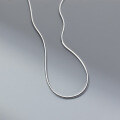 wholesale S925 Sterling Silver 1mm Octagonal Snake Chain Single Necklace Fashion Long Pendant Necklace Accessory Y00855-0-3