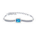 wholesale Pt950 plated 925 sterling silver moissanite bracelet for women, fashionable bracelet for gifting, factory direct supply, ready for wholesale-0-4