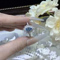 S925 Sterling Silver Spinel Ring, Women's Light Luxury Minimalist Original Design-5*8mm lab-grown spinel ring  US size 6