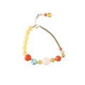 wholesale Wholesale of DIY Handmade Beaded Bracelets with Metal, Certified Nanhong Agate, Hetian Jade, 7mm Turquoise, Beeswax Amber Beads-0-4