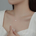 wholesale S925 Sterling Silver Cherry Freshwater Pearl Necklace, A Minimalist And Niche Design With A Luxurious Feel, Pearl Collarbone Chain For Wholesale-0-2