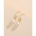 wholesale 925 Sterling Silver Women's Earrings, Minimalist and Niche High-End Sense Freshwater Pearl Earrings for Mother's Day, Mother's Style Earrings-0-9