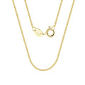 wholesale 14K Gold & 925 Sterling Silver Cloud-Pattern Side Chain Necklace for Women Wholesale-0-4