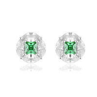 wholesale 925 Sterling Silver Simple Diamond Stud Earrings for Women, Wholesale 925 Sterling Silver Jewelry-Can consult and order 925 silver