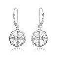 wholesale 925 Sterling Silver French Retro Christmas Earrings with Design Sense, Winter Circle Drop Earrings, Niche Wholesale-0-11