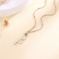 wholesale S925 Sterling Silver Fashionable and Unique Snake Necklace, Minimalist and Luxurious Design, Niche Choker Collarbone Chain-0-2