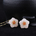 wholesale 925 Sterling Silver Plum Blossom and Hetian Jade Pendant, Vintage Hanfu Cheongsam Accessory, New Chinese Style Floral Jade Pendant-0-6