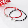 wholesale 925 Silver Light Bead Bell Anklet Korean Version Simple and Elegant Adjustable Fashion Ankle Jewelry S4910-0-4