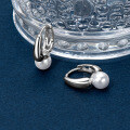 Metal Classic Princess Pearl Zircon Earrings, Cross-Border Best-Seller-0-14