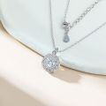 wholesale 925 Sterling Silver Cross-Border Exclusive Hot-Selling Zircon Necklace for Women, Versatile High-End Sense-0-1