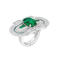 wholesale 925 Sterling Silver Gold-Plated Ring with High-Carbon Diamond, Baogia Octagonal Muzo Green Art Deco High-End Jewelry for Women-Muzo Green 130 catties or less US size 8 (Hong Kong size 16-17 EU size 57) Ring length approximately 57mm