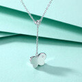wholesale 925 Sterling Silver New Tassel Pendant Butterfly Necklace, Light Luxury European and American Fashion Versatile Butterfly Collarbone Chain Wholesale-0-1