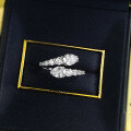 wholesale S925 silver luxurious full diamond new snake-shaped open ring for women, cross-border AliExpress style-0-3