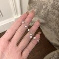 wholesale 925 Sterling Silver Glittering Zircon Star Bracelet for Women, Ins Niche Design, Exquisite High-End Sparkling Star Hand Accessory-0-0