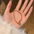 wholesale 925 Sterling Silver Woven Red String Bracelet for Women, Zodiac Year Gourd Design for Wealth, Exquisite Ladies Silver Jewelry-0-1