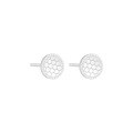 wholesale S925 Sterling Silver Honeycomb Floral Stud Earrings for Women, Minimalist Ins Geometric Square Heart Butterfly Earrings-0-11