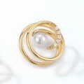 wholesale New Retro Minimalist Style S925 Silver Pearl Earrings for Women, Versatile Spiral Clip-On Earrings Wholesale from Manufacturer-0-3