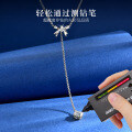 S925 Sterling Silver Y-shaped Tassel Necklace with Moissanite Bow Pendant-0-2