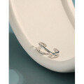 wholesale S925 Sterling Silver EA558 Korean Minimalist Versatile X-shaped Interwoven Ear Clips for Women-0-1