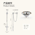 S925 Sterling Silver Minimalist Dual-Wear Ear Studs, Ins Style-0-20