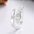wholesale S925 Sterling Silver Trendy Cross-Border Best-Selling Rattlesnake Inlaid Shining Diamonds Light Luxury Elegant Open Adjustable Ring for Women-0-3