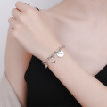 wholesale S925 Sterling Silver Korean Retro Smile English Cute Bear Accessory Creative Sweet Cool Style Bracelet-0-2