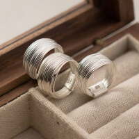 wholesale S925 Sterling Silver Minimalist Multi-Layered Twisted Ring,Ins Style Luxe High-End Index Finger Ring R01054-S925 silver ring US size 6