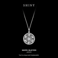 925 Silver Gilded 18K Gold French Vintage Floral Openwork Zircon Pendant Necklace-S925 Sterling Silver + Zircon  925 Silver