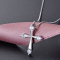 wholesale 925 Sterling Silver Cross Pendant Women'sIns Style Small and Unique High-end Fashion Temperament Personality Silver Pendant Wholesale-0-2