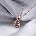 wholesale S925 silver electroplated source factory new Korean style fashionable women's chain necklace wholesale-0-4