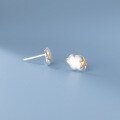 wholesale 925 Silver Nalan Starry White Cloud Ear Studs, Japanese and Korean Style Cute Sweet Gift for Women's Ear Jewelry M01854-0-2