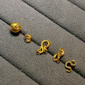 wholesale Metal S925 Gold-Plated Zodiac S/W Clasp Necklace Bracelet Connector DIY Component New Style-0-0
