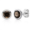S925 Sterling Silver Square Stud Earrings with Moissanite-0-14
