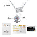 Metal Pendant Light Luxury 2025 Moissanite Necklace Wholesale-0-4