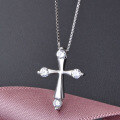 wholesale 925 Sterling Silver Cross Pendant Women'sIns Style Small and Unique High-end Fashion Temperament Personality Silver Pendant Wholesale-0-0