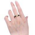 wholesale 925 Silver Vintage-Style Black Onyx Ring, Minimalist Retro Band-0-4