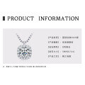S925 Sterling Silver 2ct Moissanite Sweet Heart Necklace-0-17