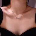 wholesale 925 Sterling Silver, Hypoallergenic, Love Letter Pendant Necklace, Korean Instagram Celebrity Hot Seller, Custom OEM/ODM Processing-0-3